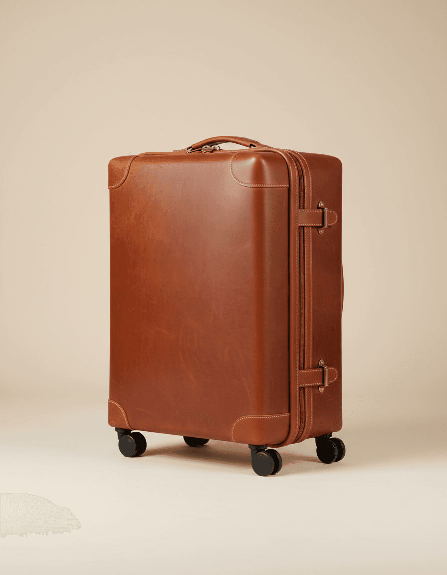 Maleta de Cabina, Cuero Cognac